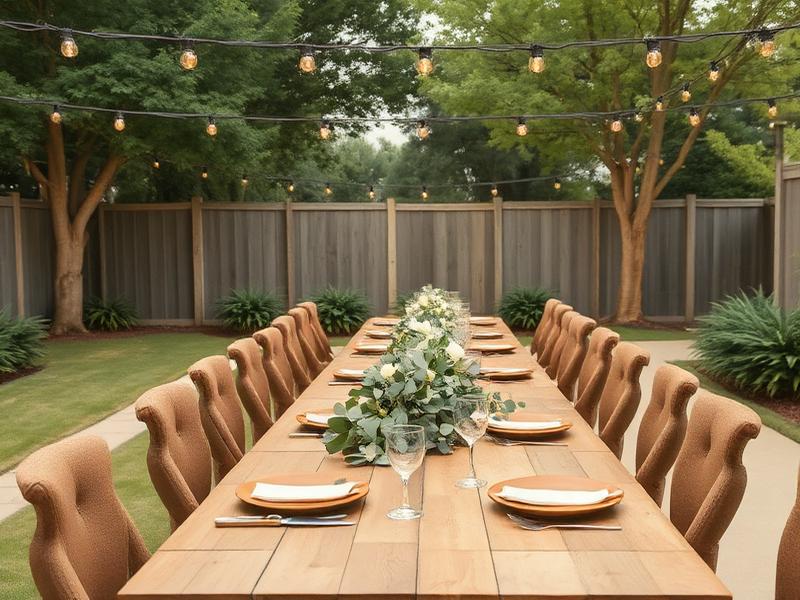 Backyard Wedding